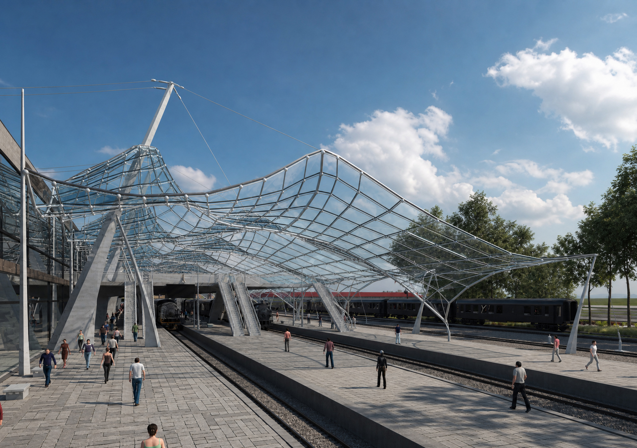 AlKadam Train Station Canopy